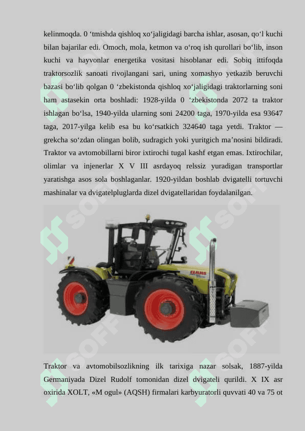 Claas xerion 3800 tiraktòrining gidrovlik o`rnatma tizimi 4