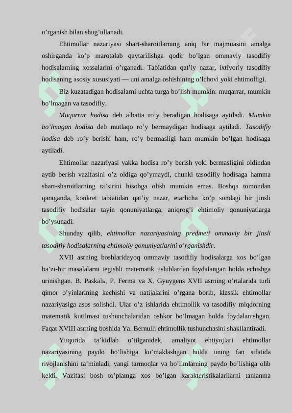 To’la ehtimollik va Bayes formulasi 7
