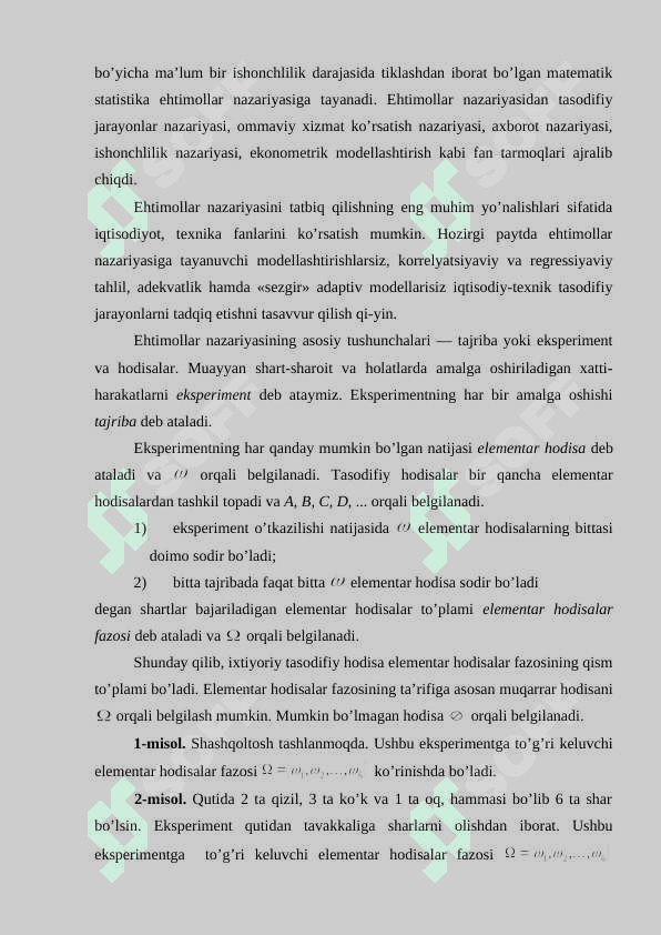 To’la ehtimollik va Bayes formulasi 8