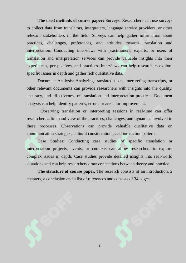 Translation and interpretation 6