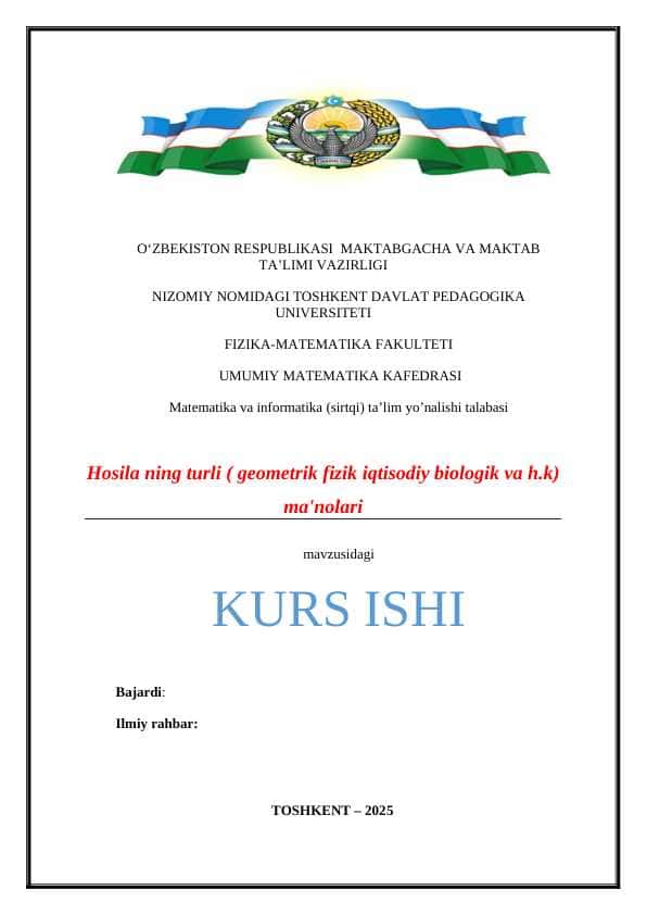 Kurs ishi