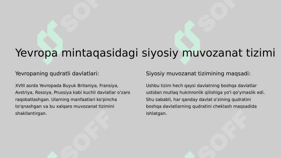Xalqaro munosabatlar va Dipomatik munosabatlar tarixidan 4
