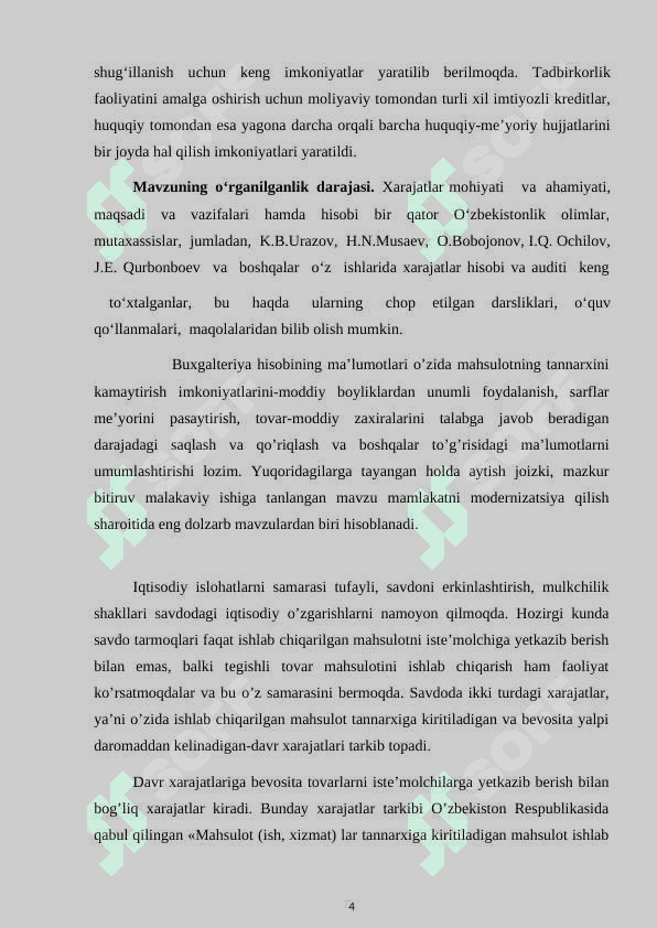 DAVR XARAJATLARI AUDITI 4