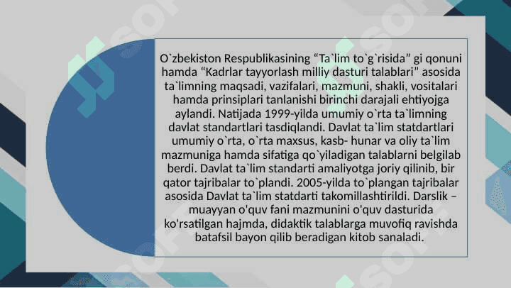 Boshlangʻich sinf   1-4-sinf darsliklari mazmuni 2
