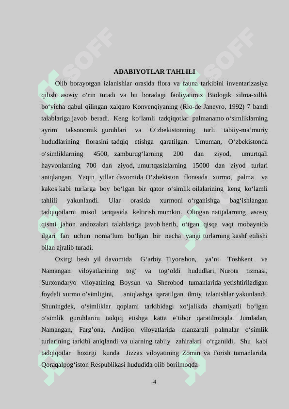 PALMANOMALAR QABILASI,OILALARI, TAVFSIFI VA ASOSIY TURLARI 4
