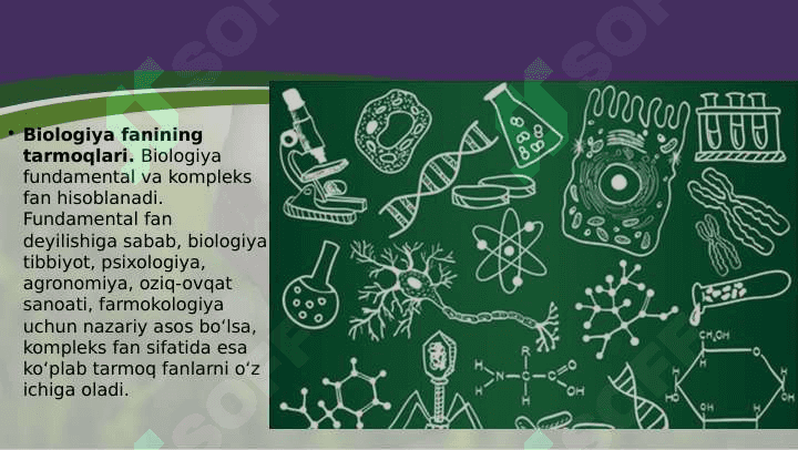 BIOLOGIYA – HAYOT HAQIDAGI FAN 5