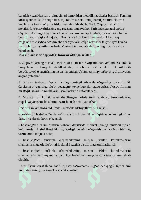 Savod oʻrgatish davrida gap ustida ishlash 4