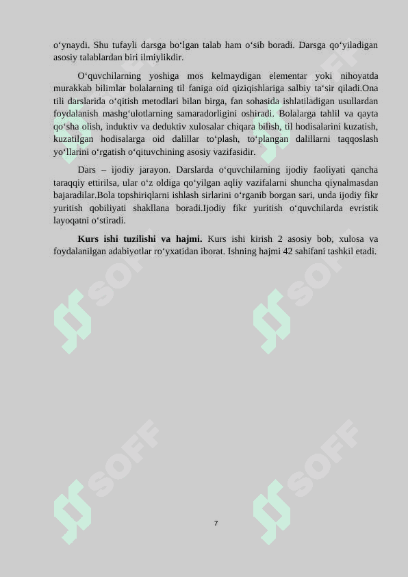 Savod oʻrgatish davrida gap ustida ishlash 6