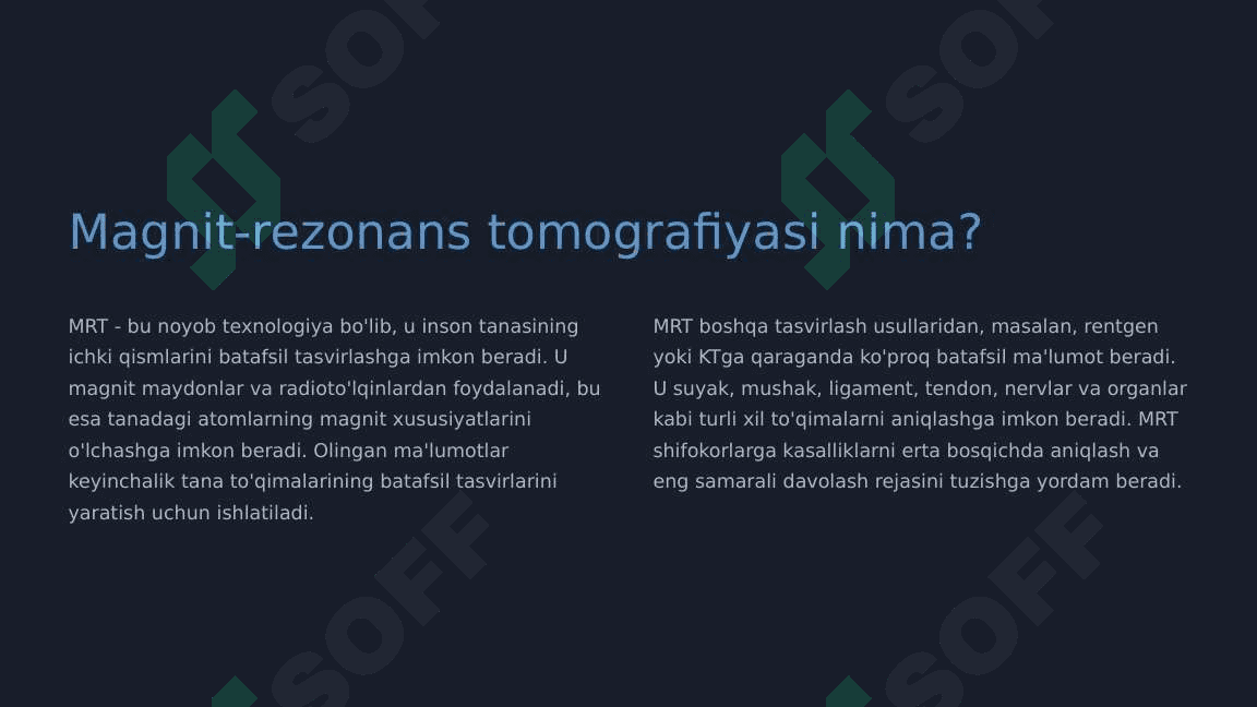 Magnit-rezonans tomografiyaning fizik asoslari 3