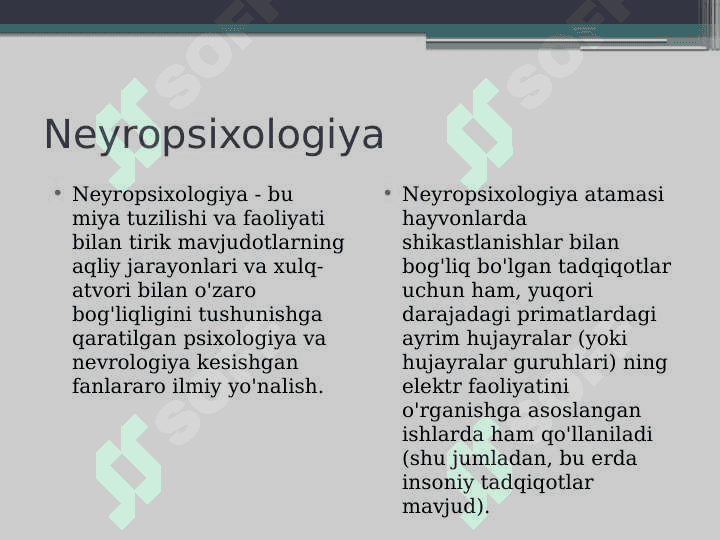 Neyropsixologiya va uning rivojlanish tarixi 4