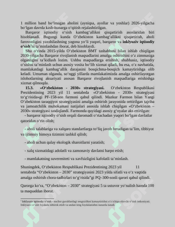 Yangi O‘zbekistonda amalga oshirilayotgan islohotlar (Yangi O‘zbekistonning taraqqiyot strategiyasi) 4