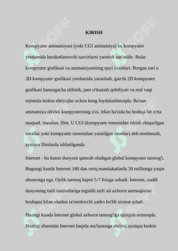 Animatsion dasturlar haqida umumiy ma`lumot 3