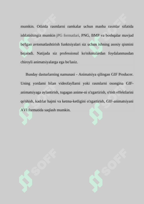 Animatsion dasturlar haqida umumiy ma`lumot 6