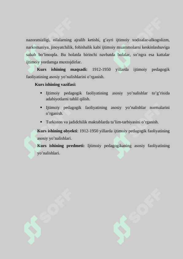 1912-1950 yillarda ijtimoiy pedagogika faoliyatining asosiy yo’nalishlari. 4