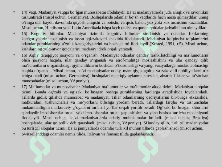 Xalqaro turizmda madaniyat masalalari 8