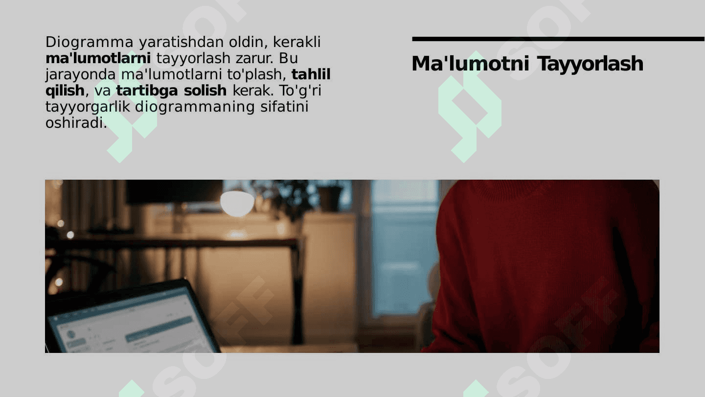Excel dasturida diagrammalar tayorlash 4