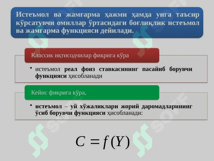 istemol va jamg'arma 7