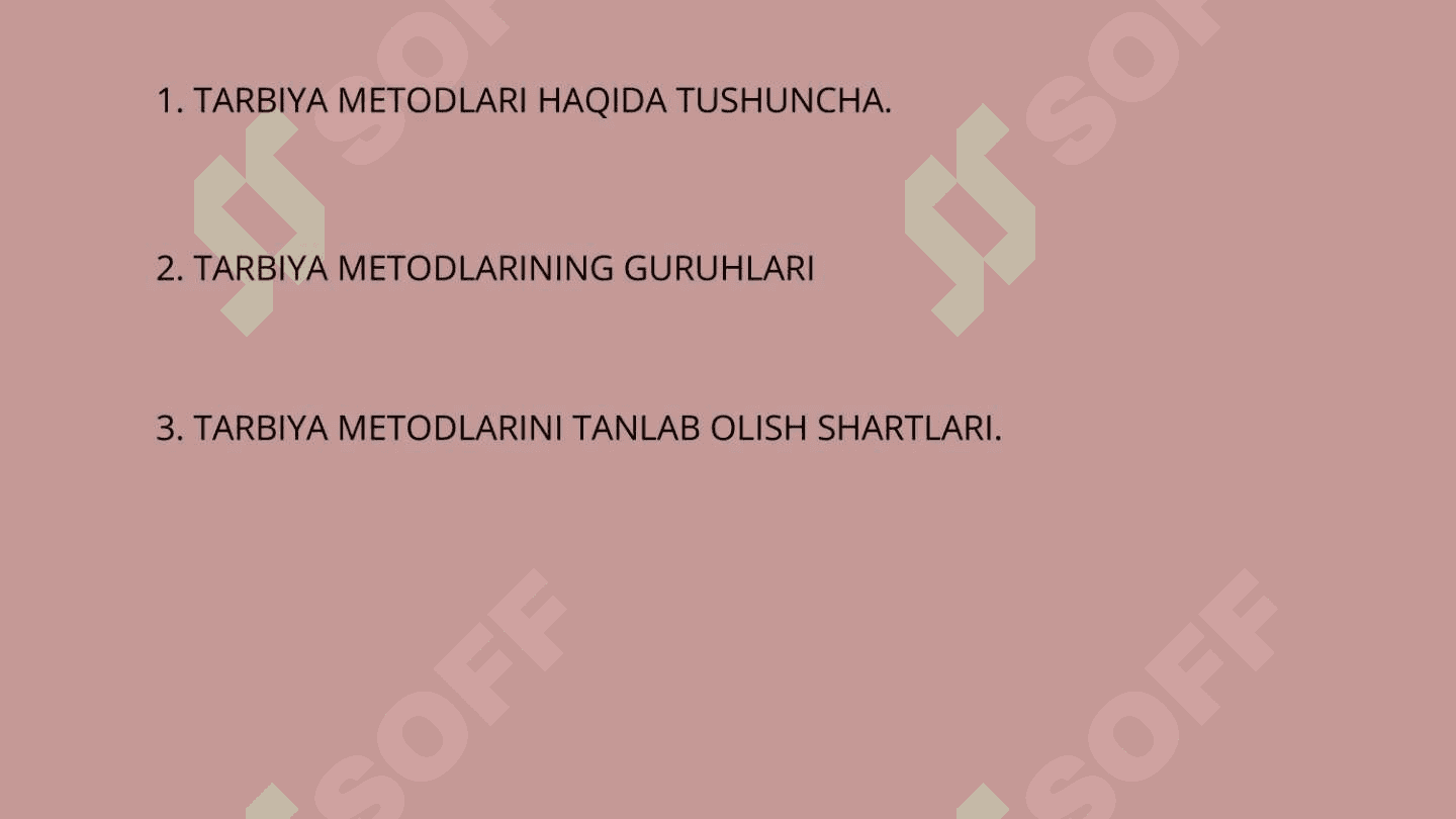 Tarbiyaning umumiy metodlari 2