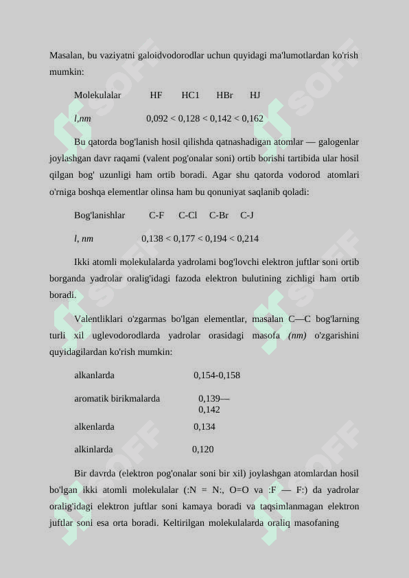 Kimyoviy bog’lanishlar va ularning turlari 4