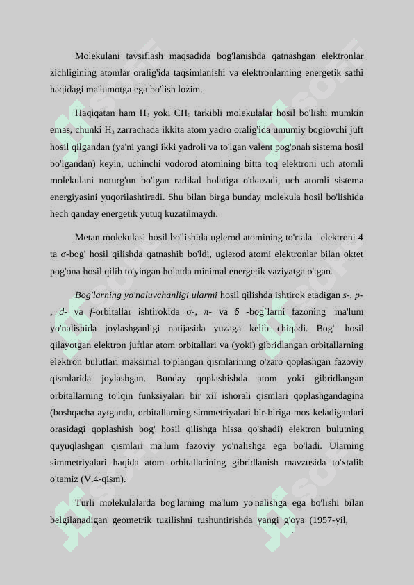 Kimyoviy bog’lanishlar va ularning turlari 7