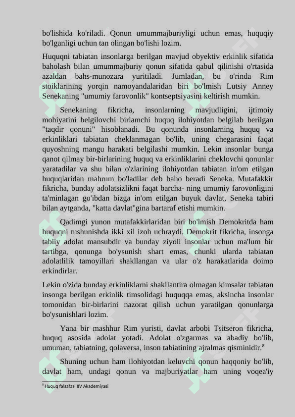 Huquq tushunchasi. 6