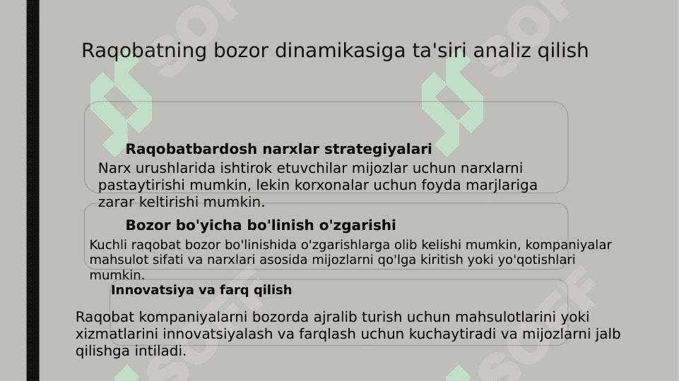 Korxona mahsulotining tavsifi 8