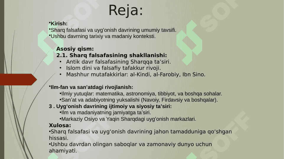 O’rta asrlar Sharq falsafasi. 2