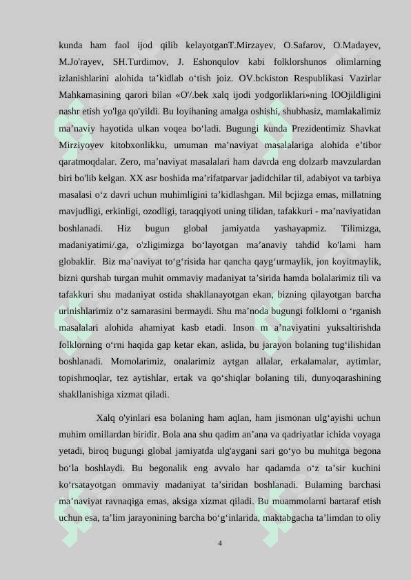 Postfolklor - hozirgi tarixiy - folkloriy jarayon 4