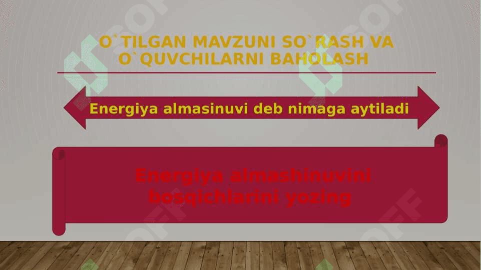 Hujayraning oziqlanishi 5