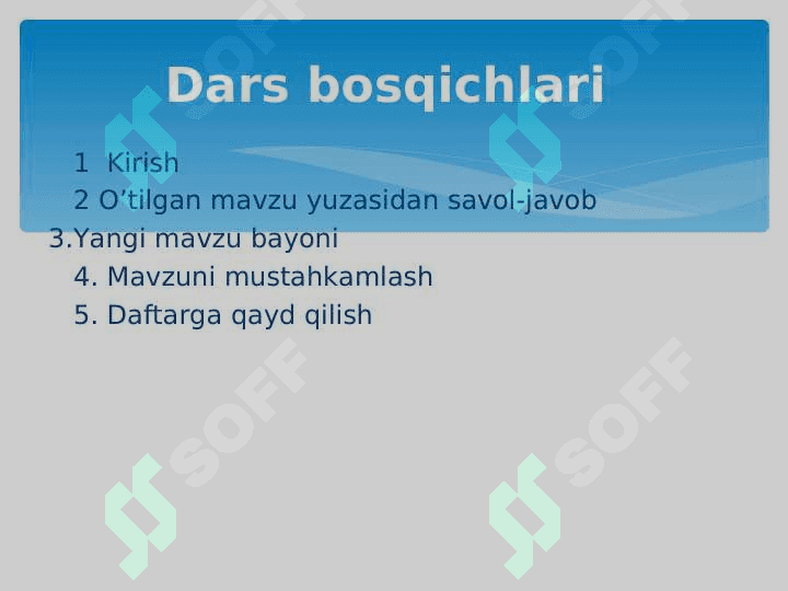 Irsiy axborot utish yullari. Molekulyar biologiyaning markaziy postulati 3