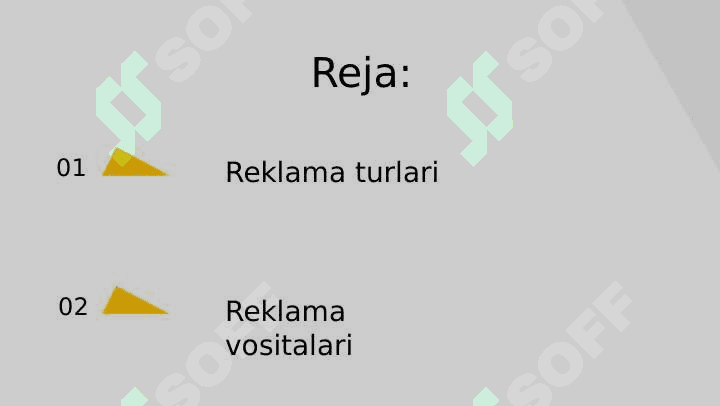 Reklama turlari va vositalari 2
