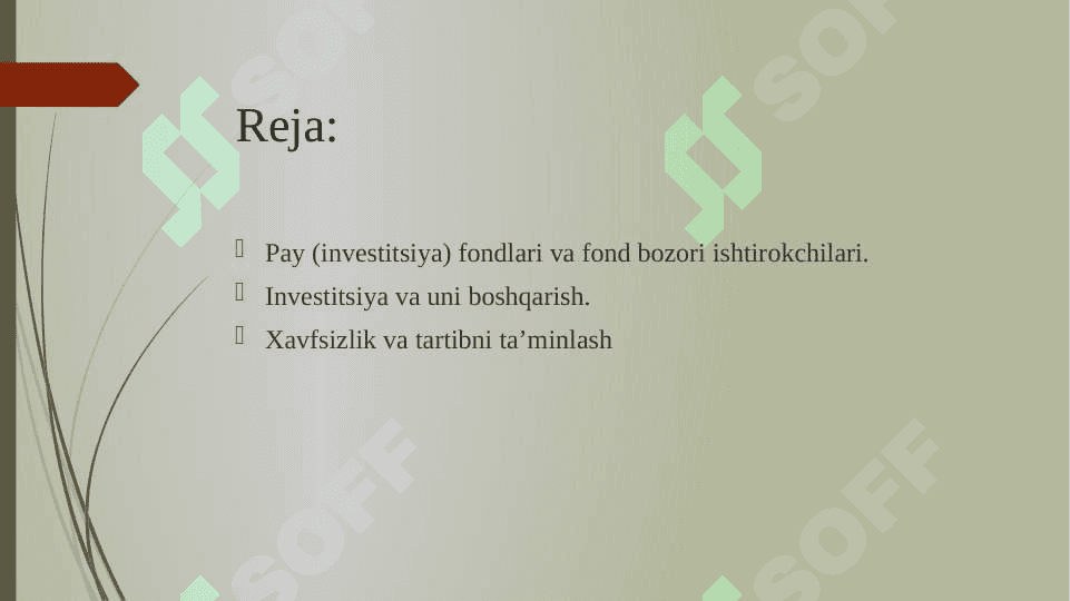 Fond birjalari va fond bozori ishtirokchilari 2