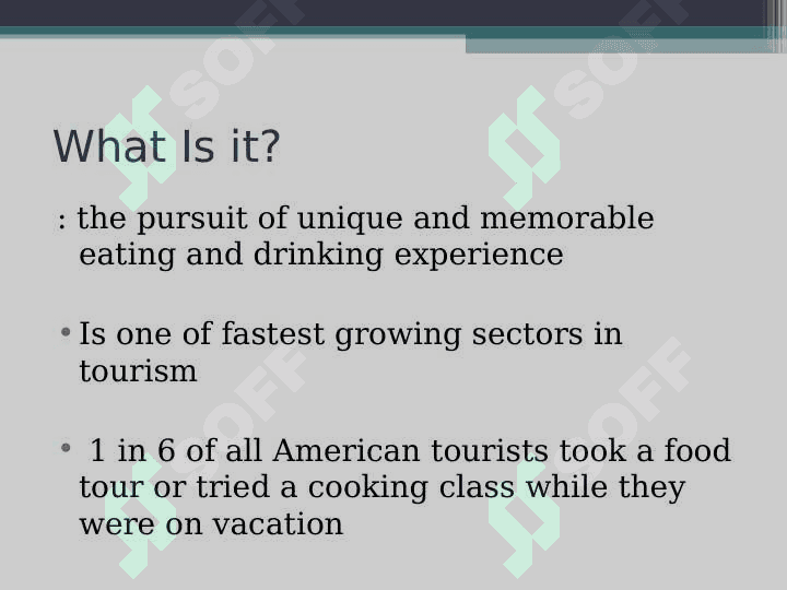Food Tourism 2