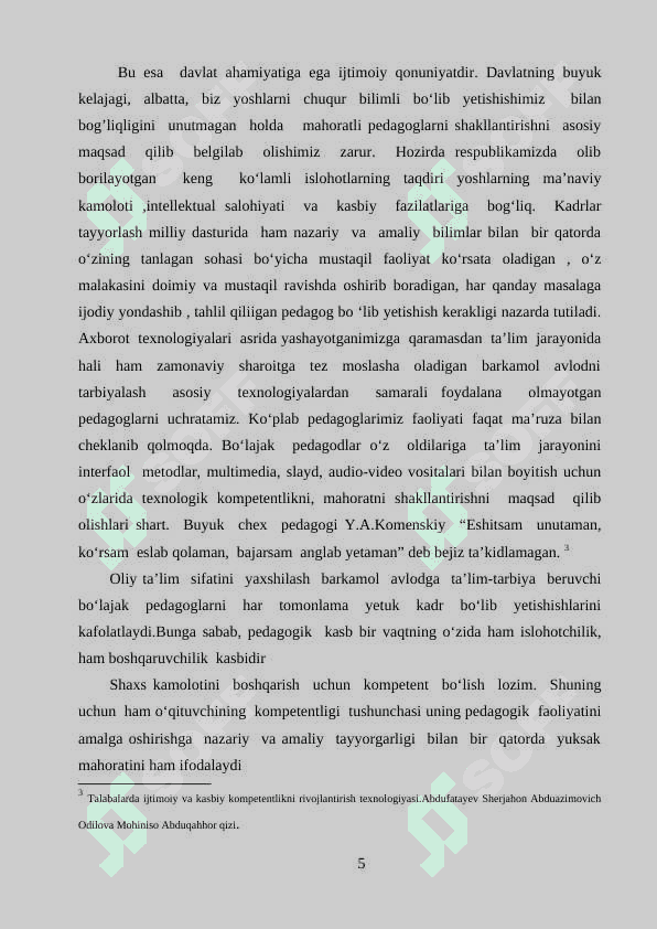 Yoshlarda ijtimoiy kompetentlikni shakllantirish yо‘llari 5