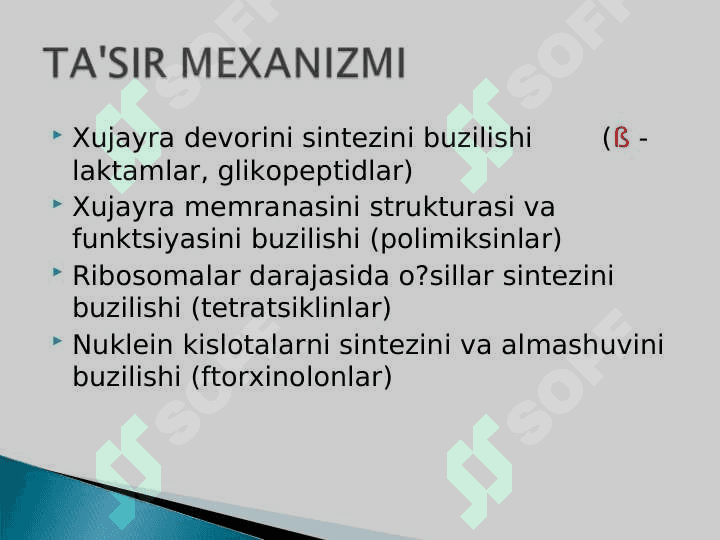 ANTIBAKTERIAL DORI VOSITALARI 3