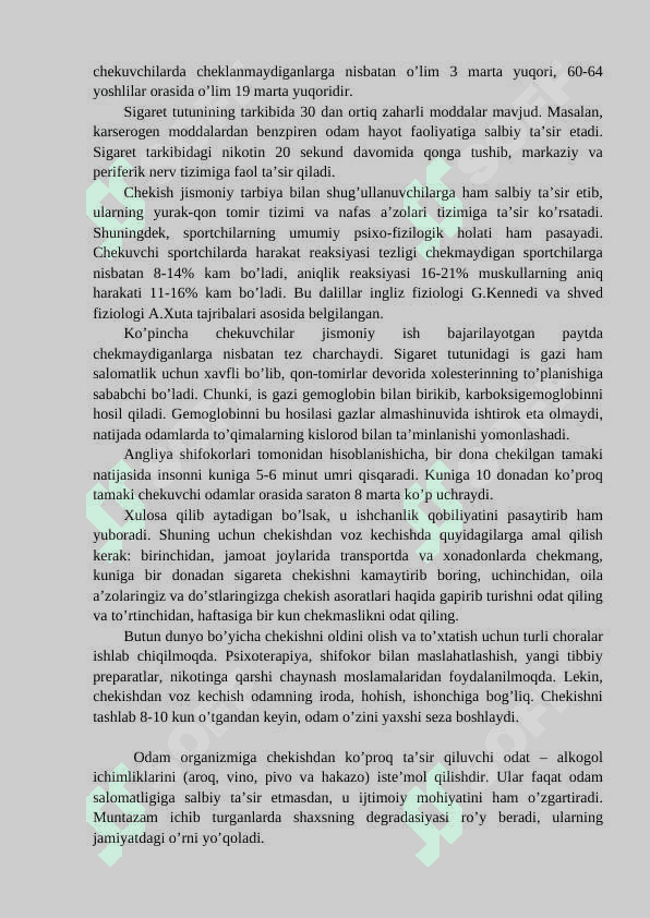 Zararli odatlar va ularni oldini olish 3