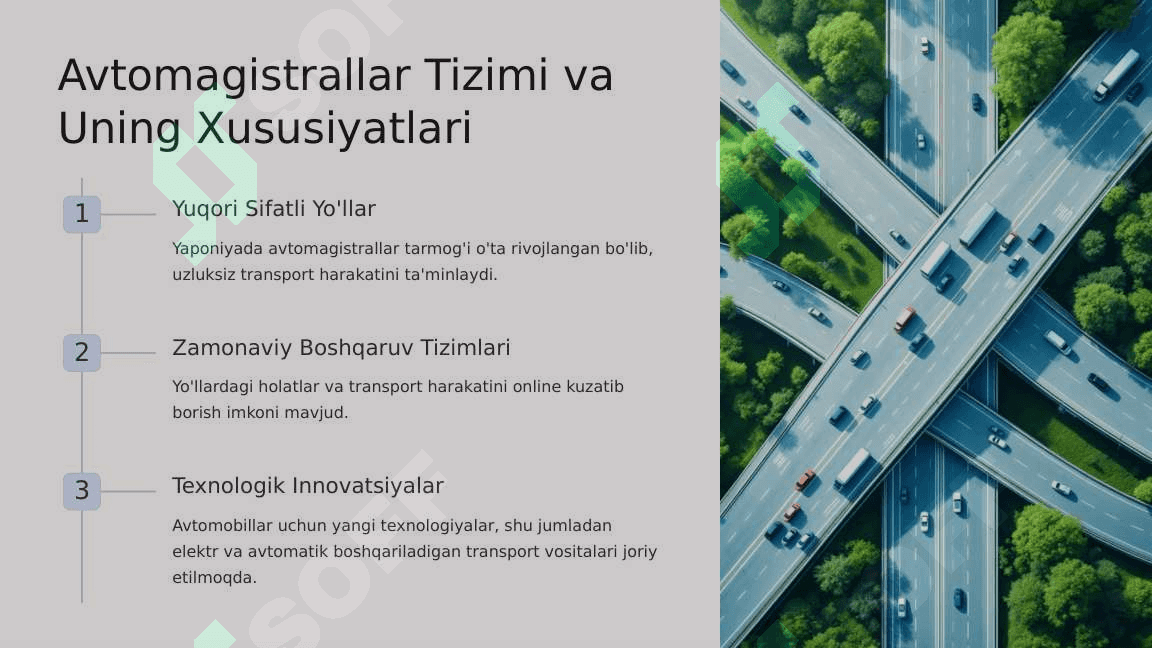 Yaponiyada Transport Tizimi 3