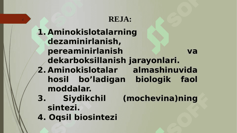 OQSILLAR ALMASHINUVI 2