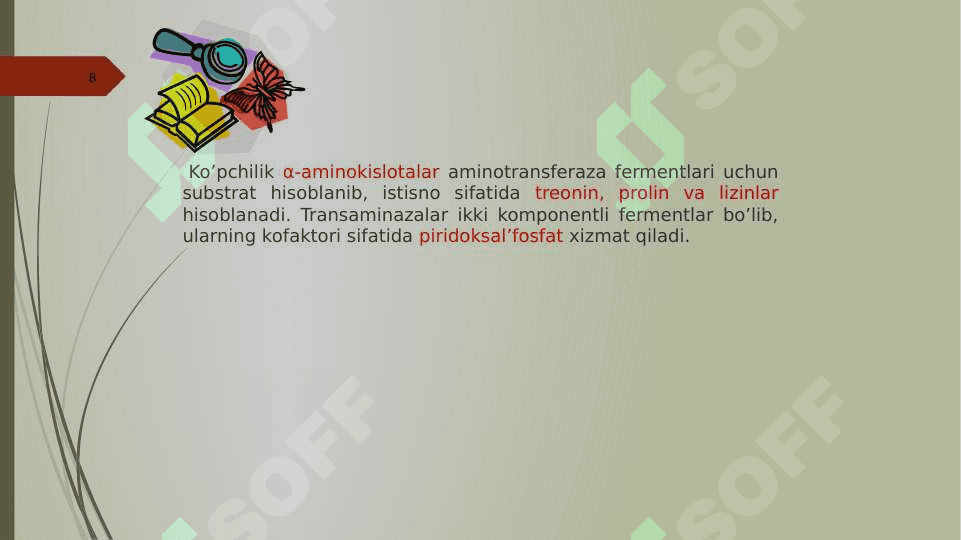 OQSILLAR ALMASHINUVI 8