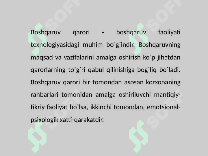 KORXONANI BOSHQARISH VA KORXONANING TASHKILIY TUZILMASI 6