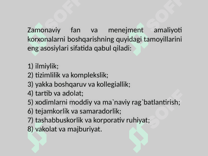 KORXONANI BOSHQARISH VA KORXONANING TASHKILIY TUZILMASI 8