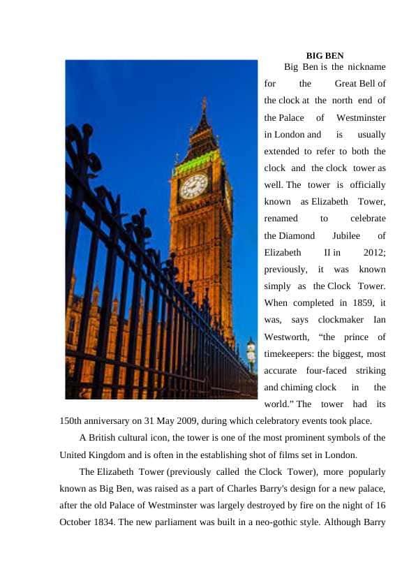 BIG BEN