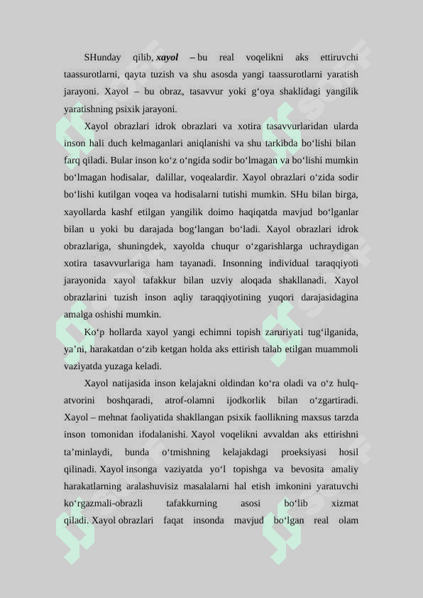 Hayol qilishdagi individual farqlar 6