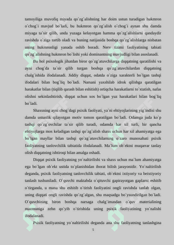 Diqqatni rivojlantirishning zamonaviy usullari 5