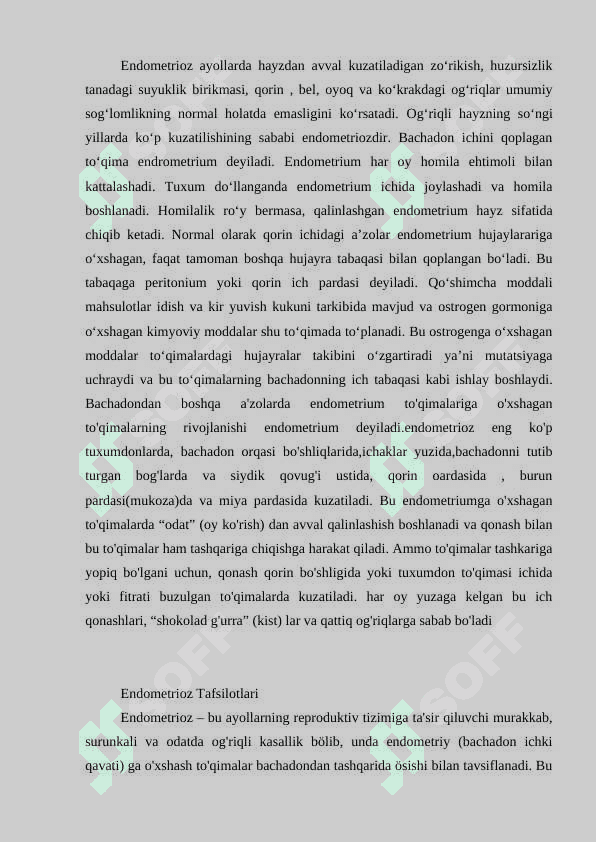 ENDOMETRIOZ 3