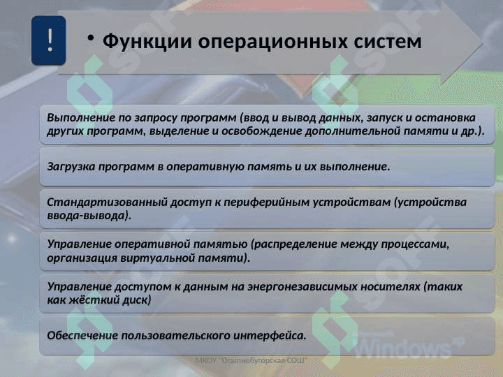 Операционные системы и их виды. 5