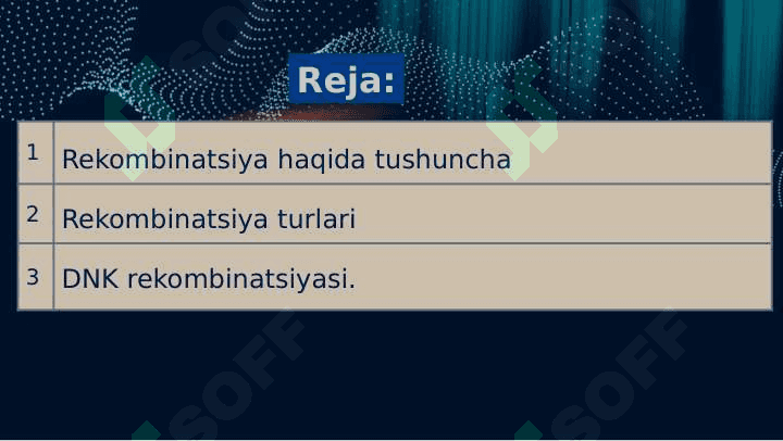 DNK rekombinatsiyasi 2