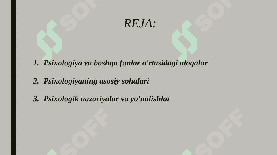 Psixologik bilimlar olami 2