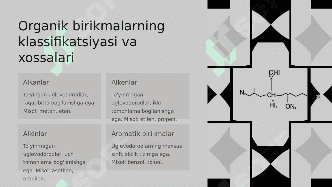 Zamonaviy Organik Kimyo 4