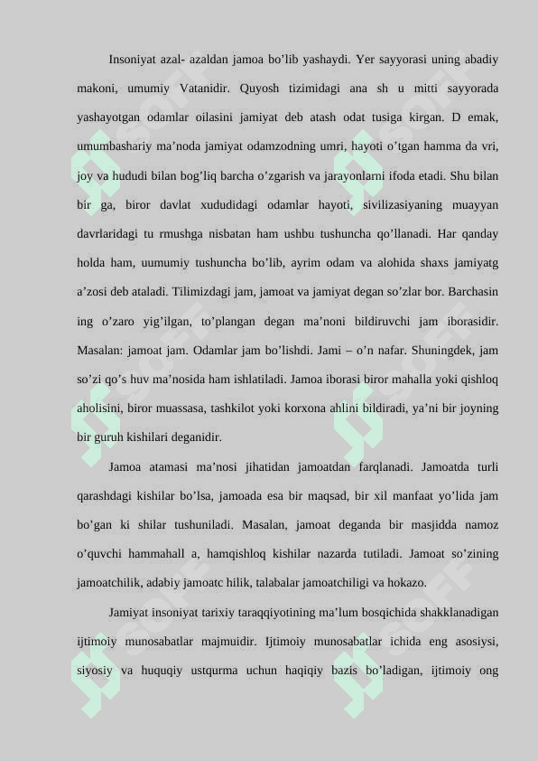 Jamiyat falsafasi 2